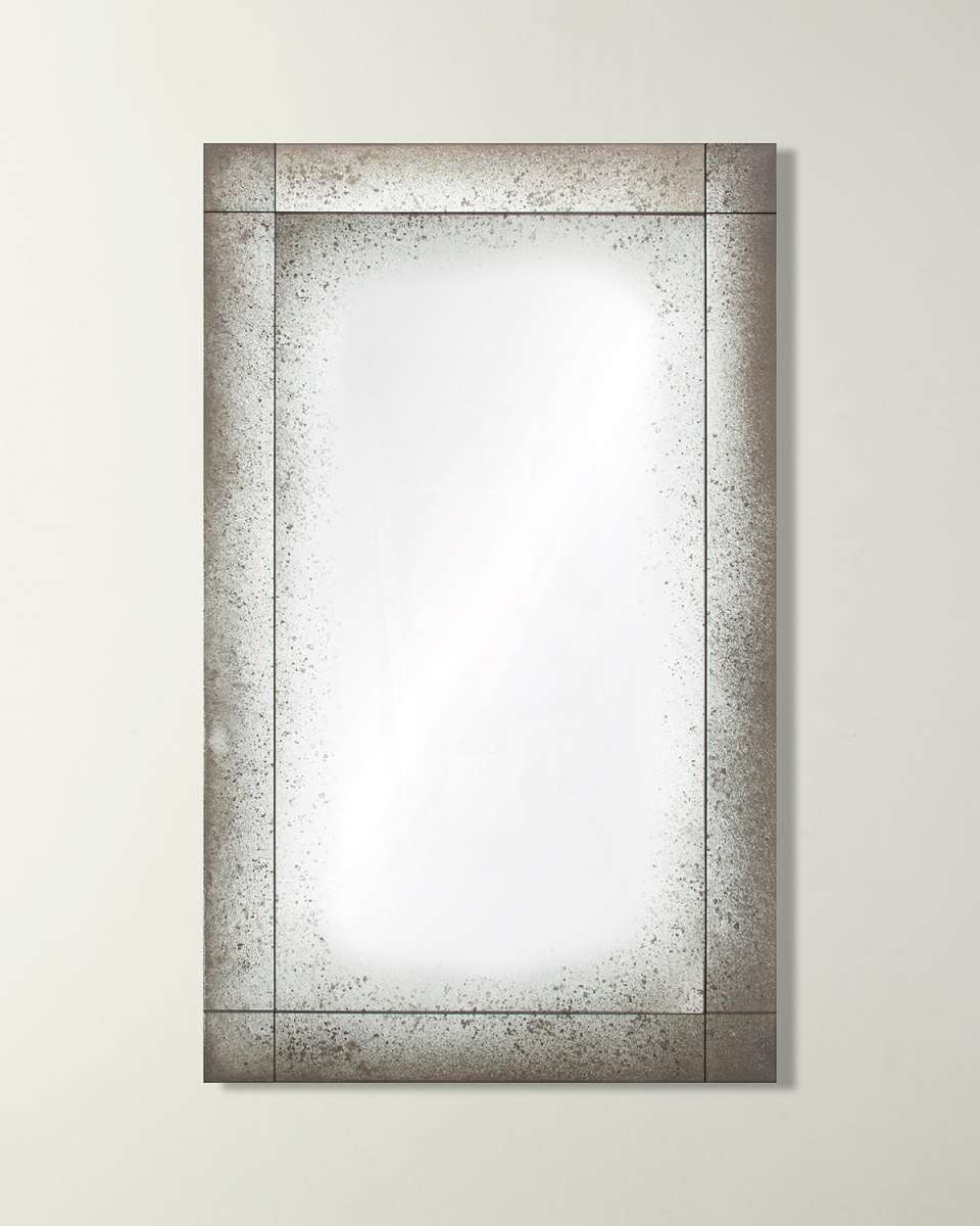Distressed Rectangle Mirror 40"