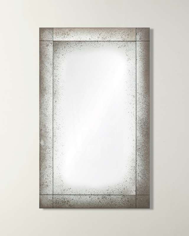 Distressed Rectangle Mirror 40"