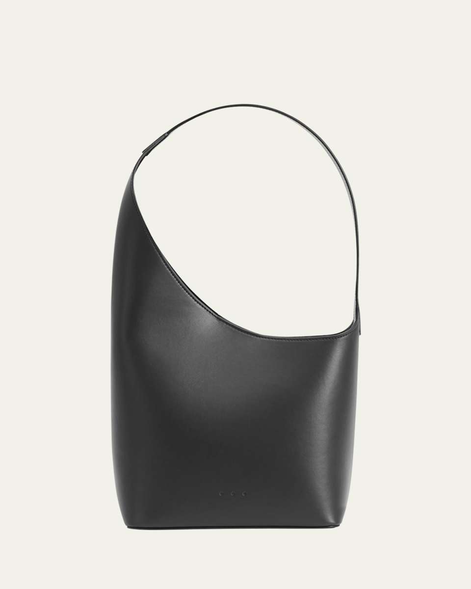 Demi Lune Calfskin Shoulder Bag