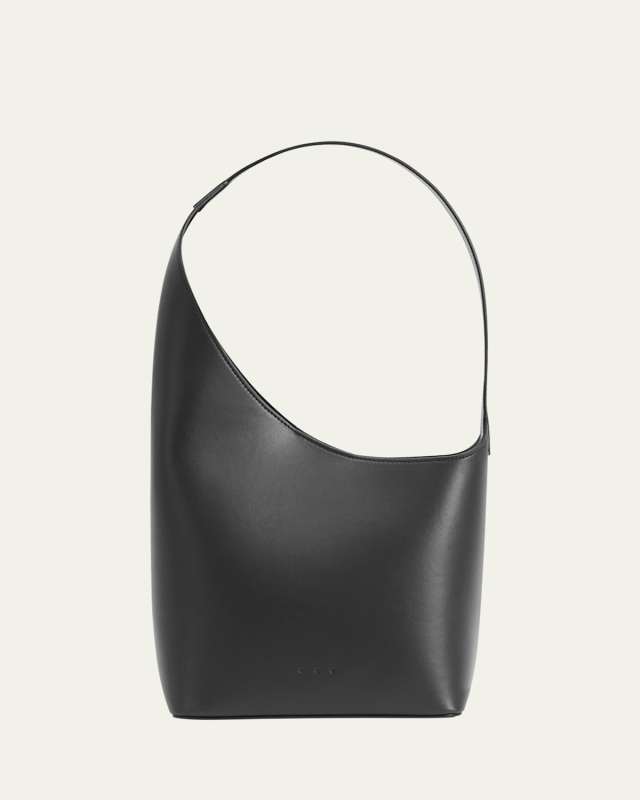 Demi Lune Calfskin Shoulder Bag