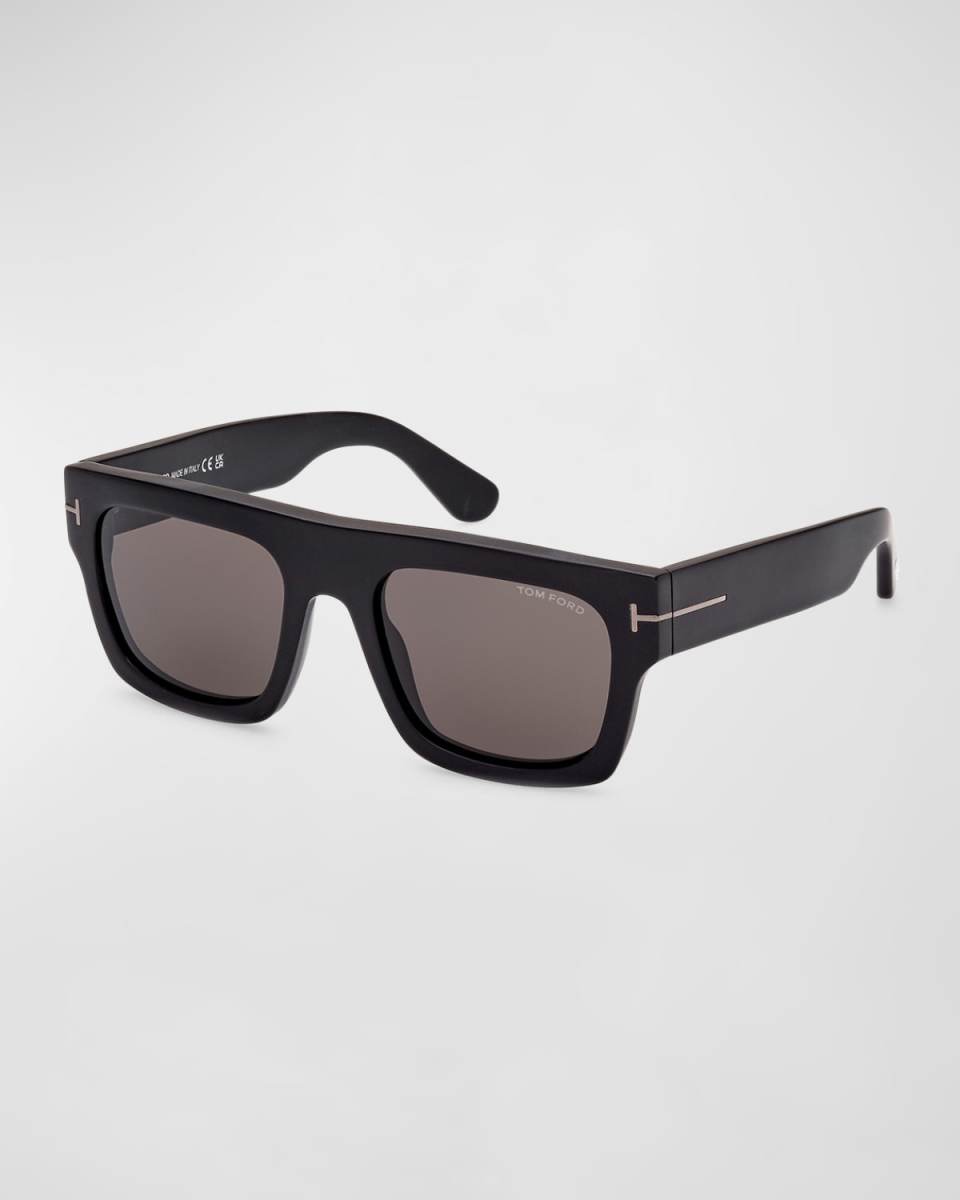 Fausto Monochromatic Square Sunglasses