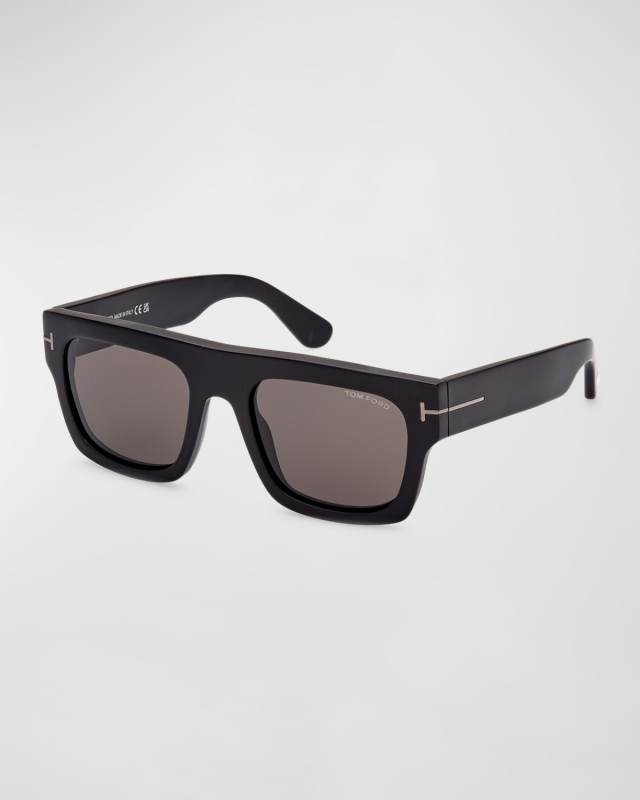Fausto Monochromatic Square Sunglasses