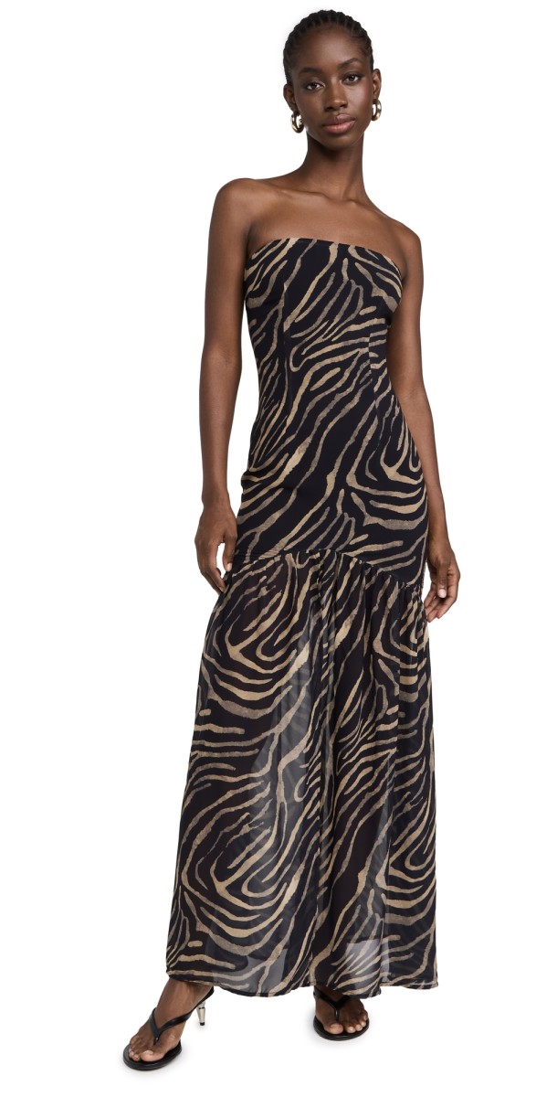 o. p.t Delaney Dress Zebra Print