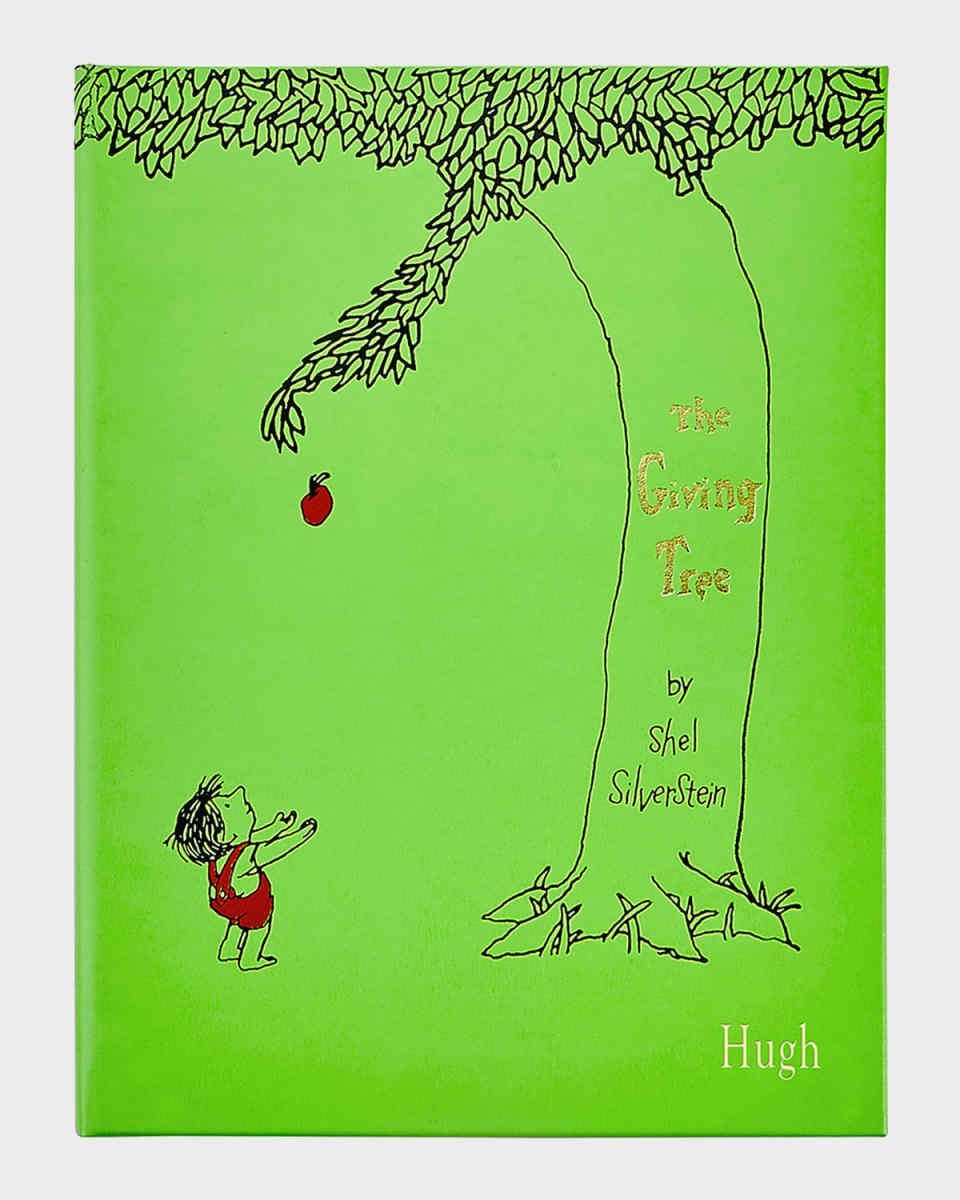 Personalized Leather Bound "The Giving Tree" Children's Book