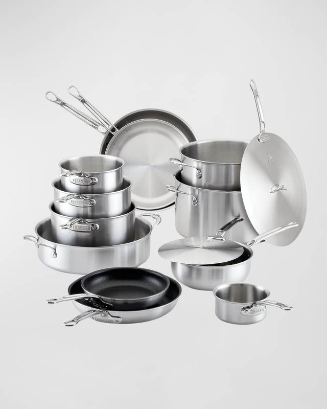 Thomas Keller Insignia Commercial Clad Stainless Steel 14-Piece Cookware Set