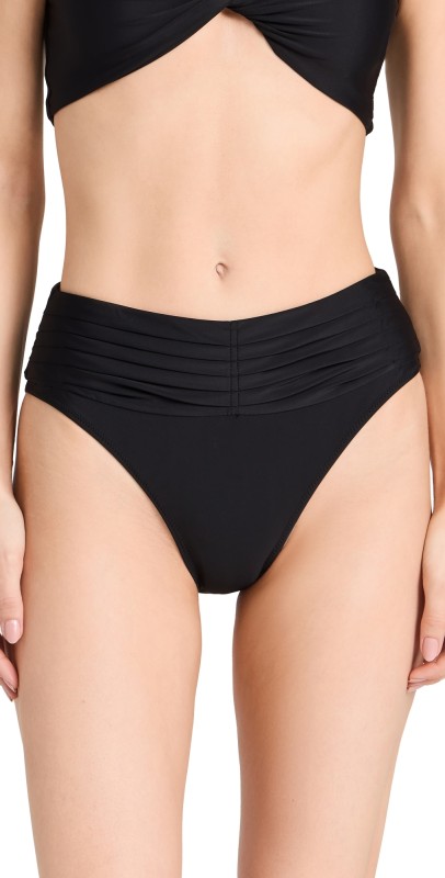 Ramy Brook Ivo Bikini Bottoms Black