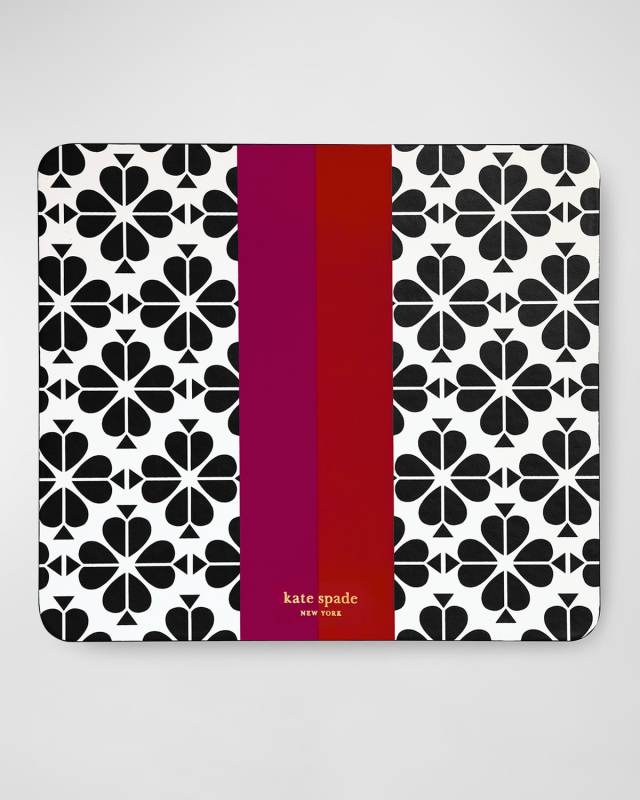 black spade flower mousepad