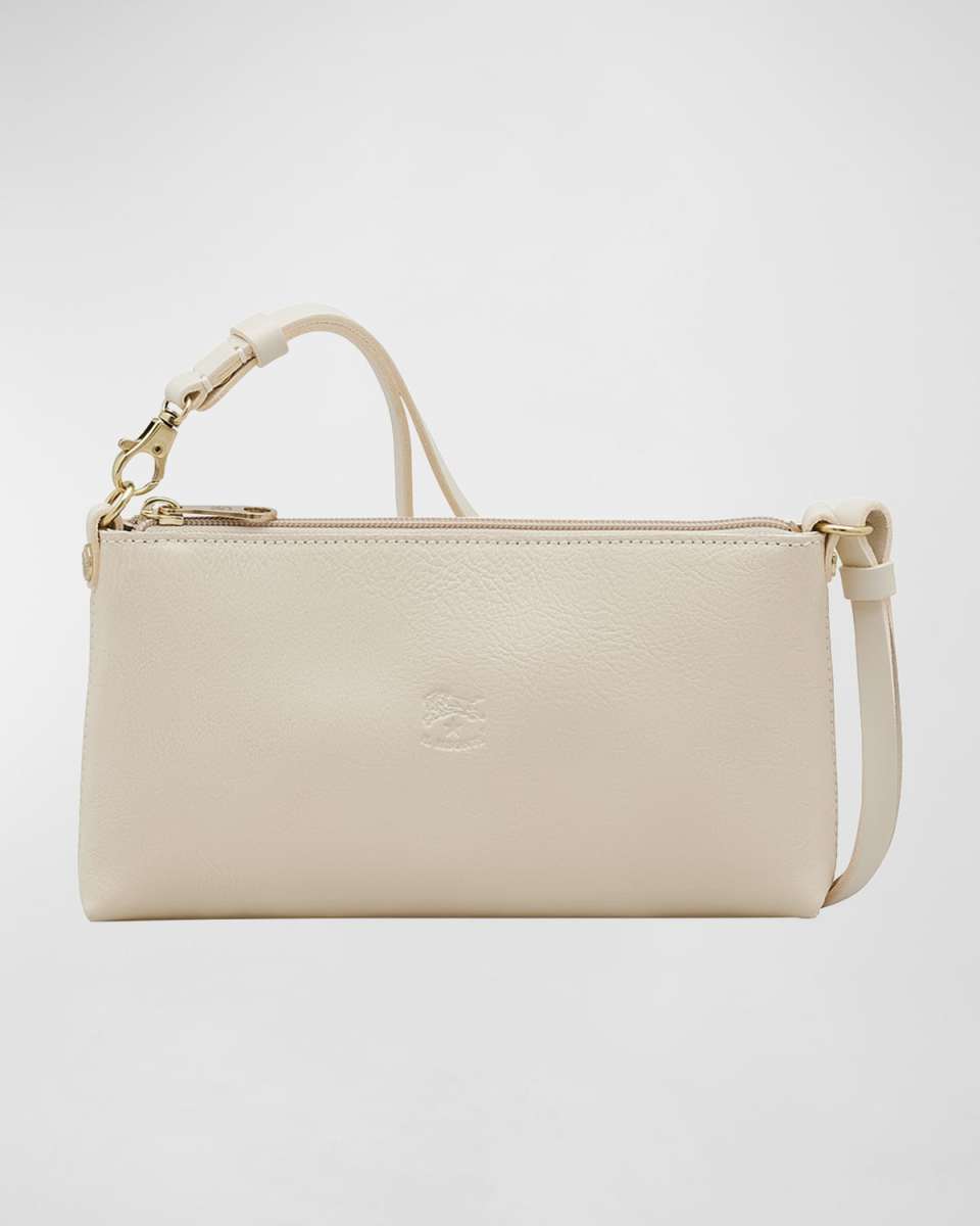 Mini Zip Leather Crossbody Bag