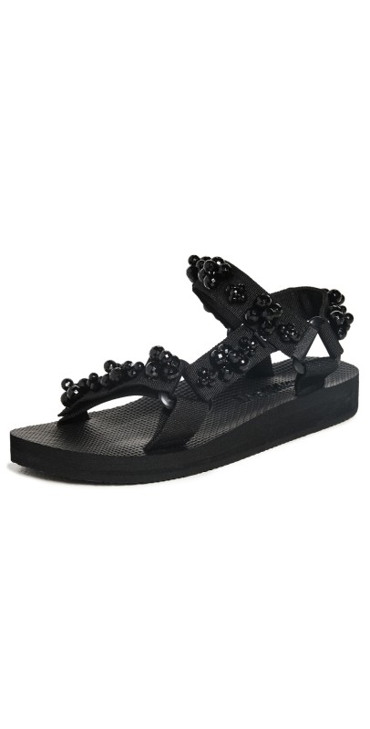 Arizona Love Trekky Pearl Sandals Black Pearl