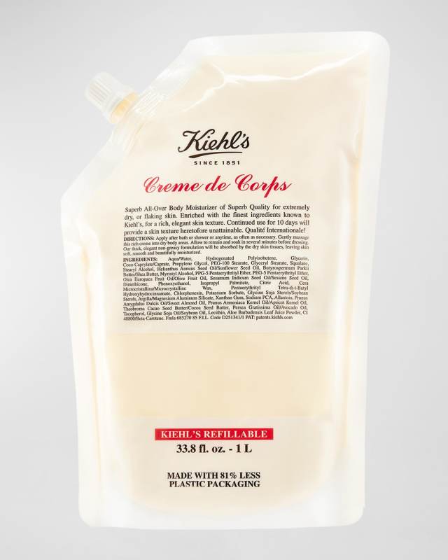 33.8 oz. (1L) Creme De Corps Refill Pouch