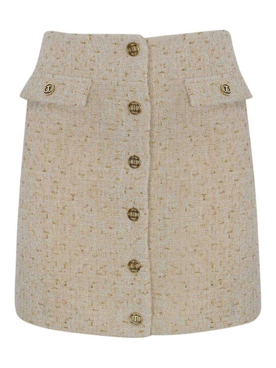 Twinset Jupe Midi - Blanc