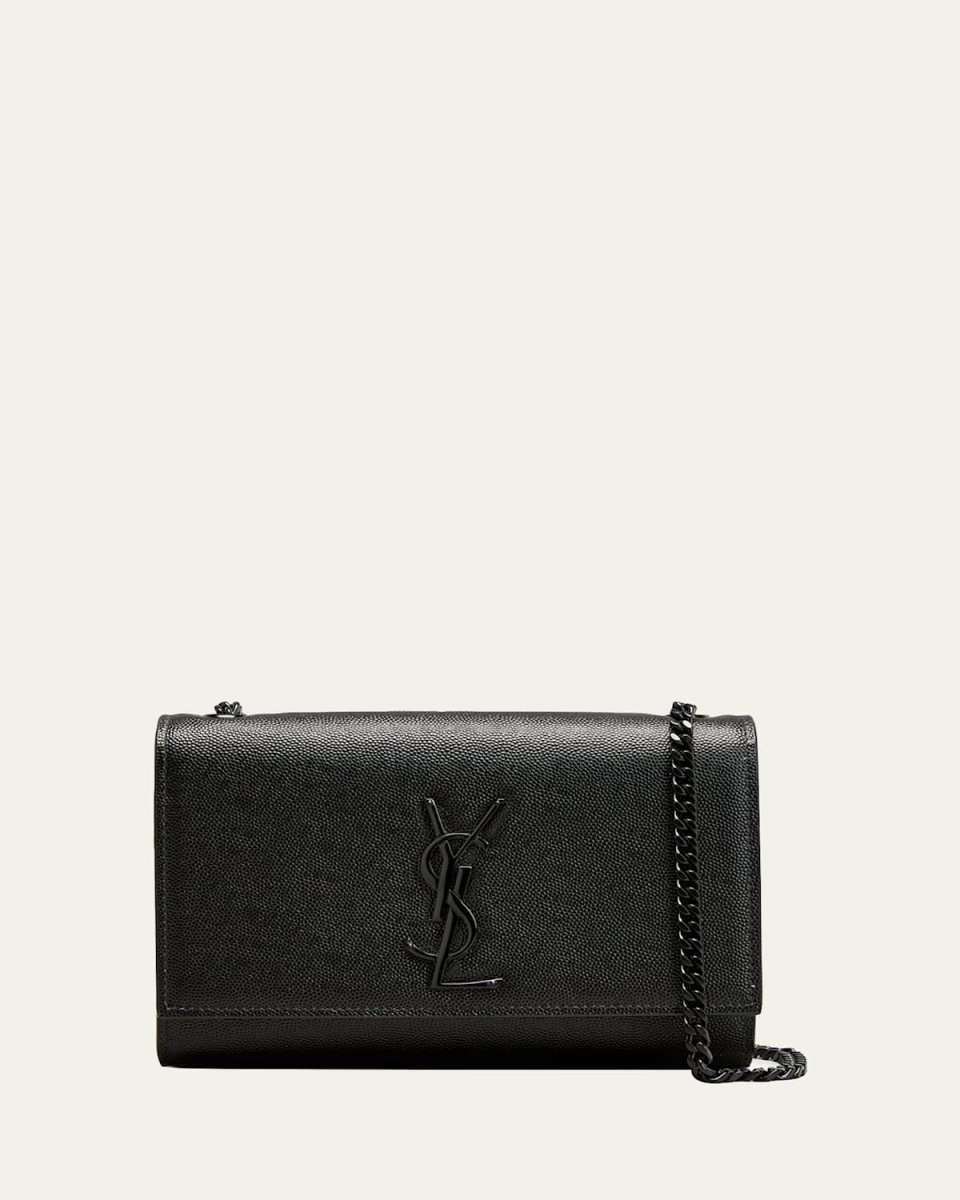 Kate Small YSL Crossbody Bag in Grained Leather
