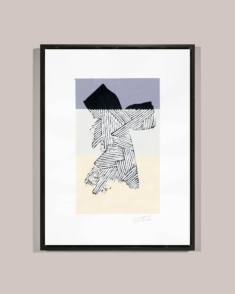 Abstract Pastel Lines Giclee