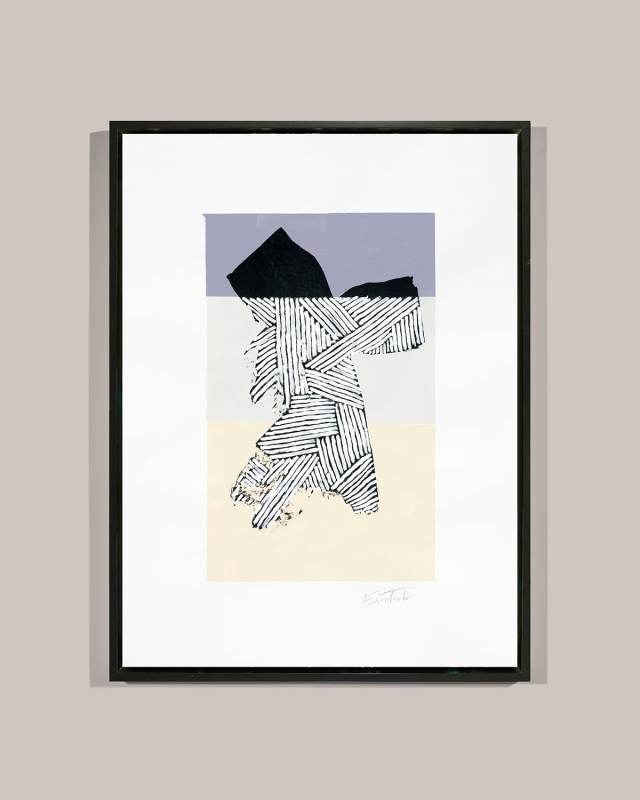 Abstract Pastel Lines Giclee