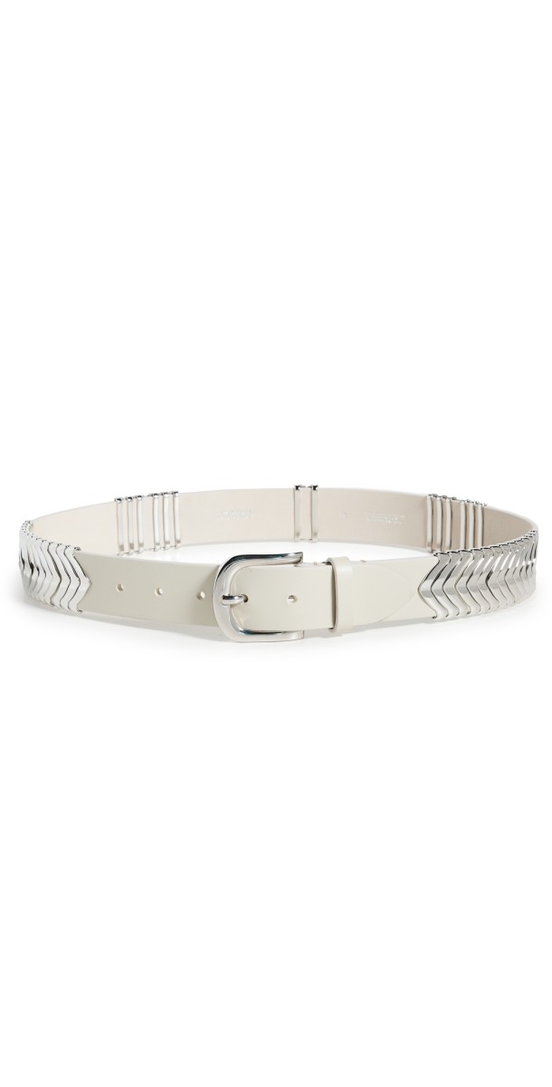 Isabel Marant Faithful Belt Chalk/Silver