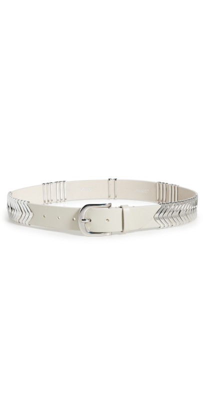 Isabel Marant Faithful Belt Chalk/Silver