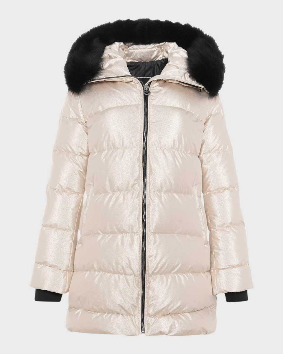 Apres-Ski Jacket With Detachable Toscana Lamb Shearling Hood Tri