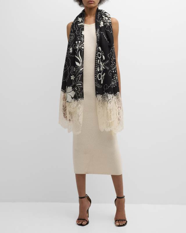 Midnight Bloom Cashmere