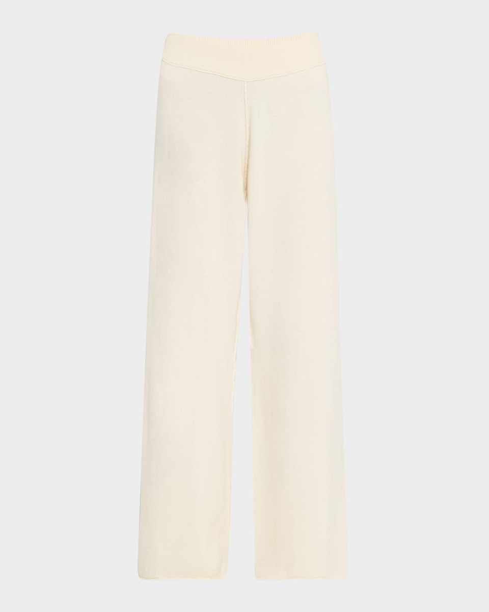 Rhea Wide-Leg Cashmere Pants