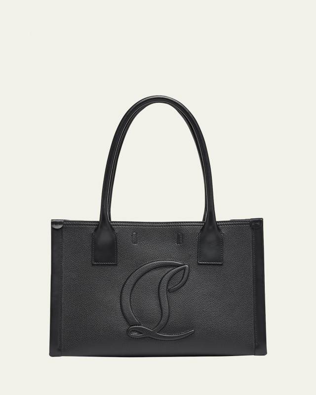 By My Side Small Tote in Leather with CL Logo