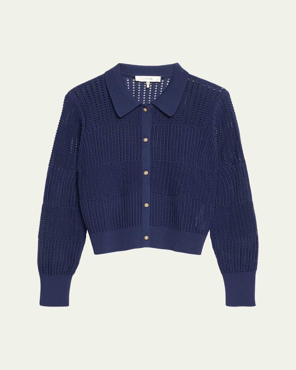 Shrunken Crochet Cardigan