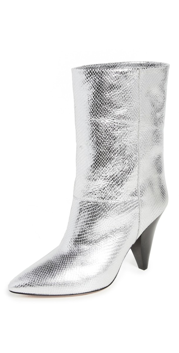 Isabel Marant Locky Boots Silver