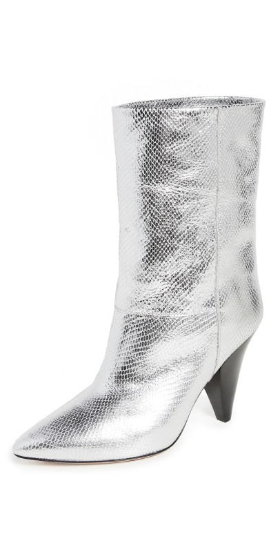 Isabel Marant Locky Boots Silver