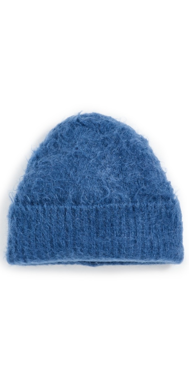 Acne Studios Brushed Beanie Denim Blue
