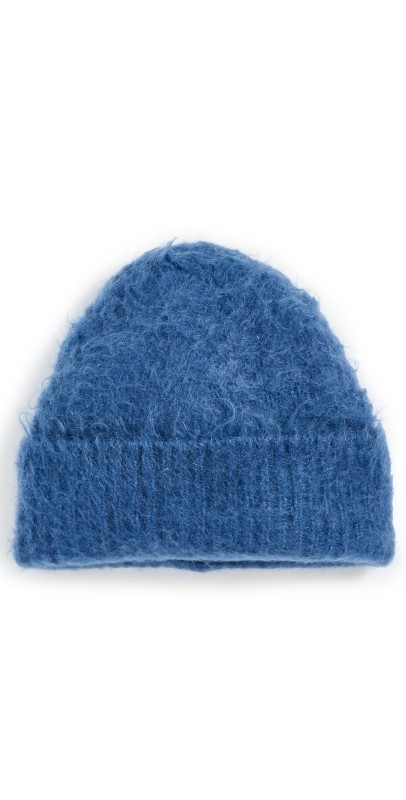 Acne Studios Brushed Beanie Denim Blue