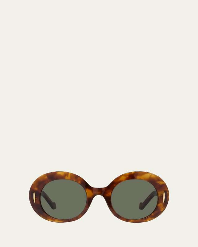 Anagram Round Acetate Sunglasses