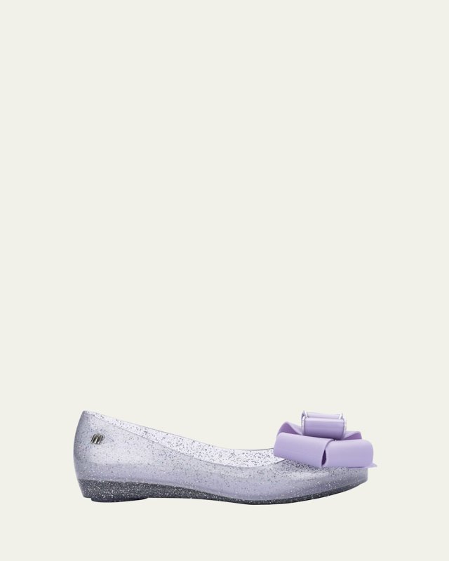 Girl's Bow Jelly Ballerina Flats, Baby/Kids