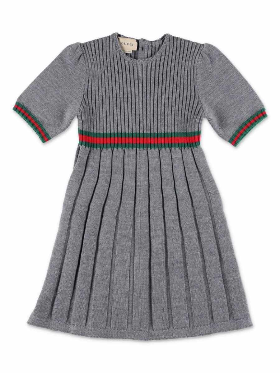 ribbed-knit dress