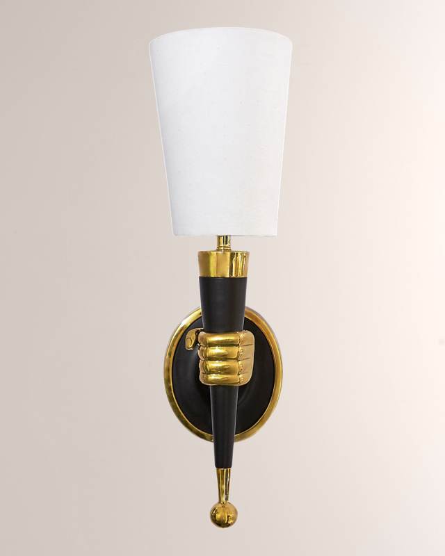 Brass Left Hand Sconce