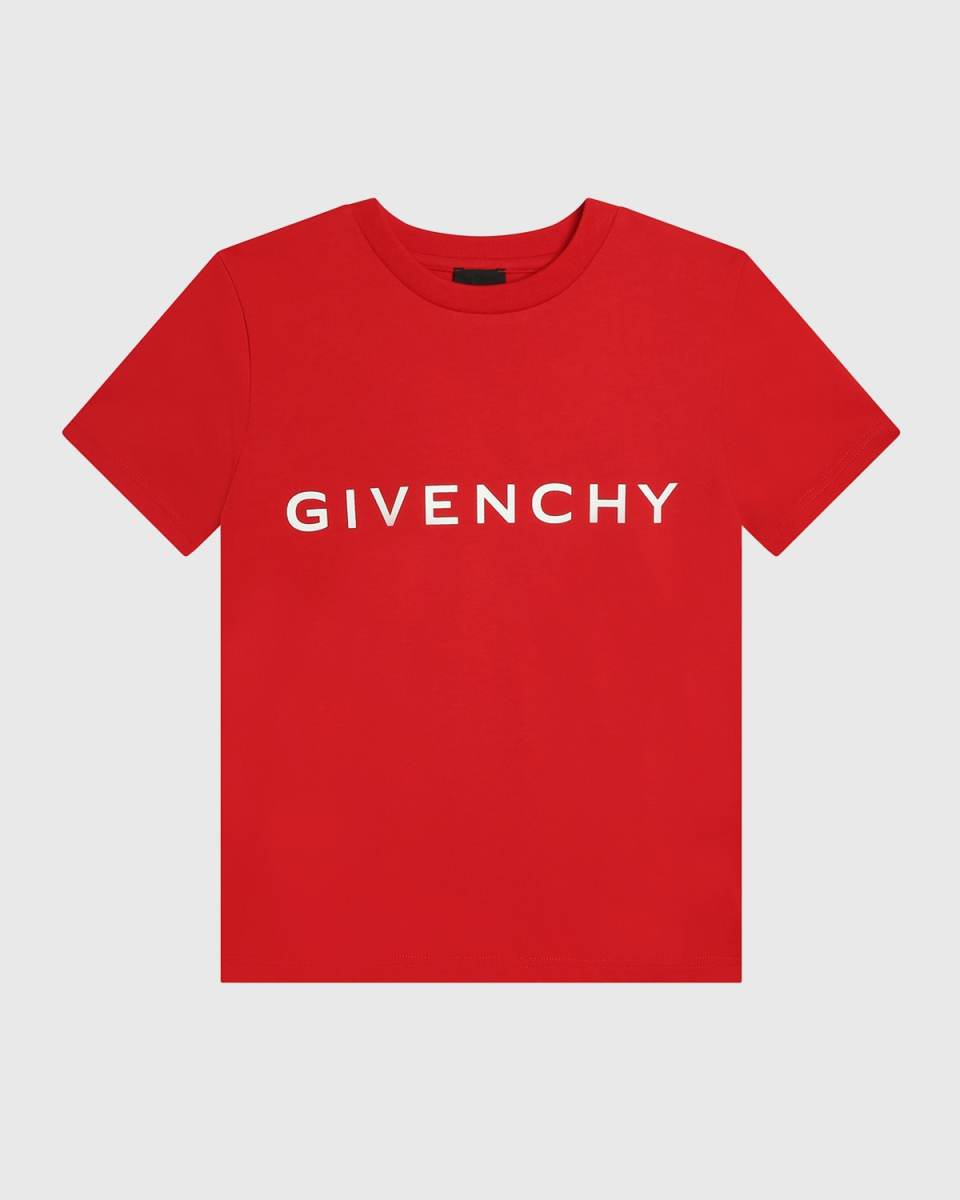 Boy's Logo-Print Short-Sleeve Cotton Jersey T-Shirt, Size 5-14