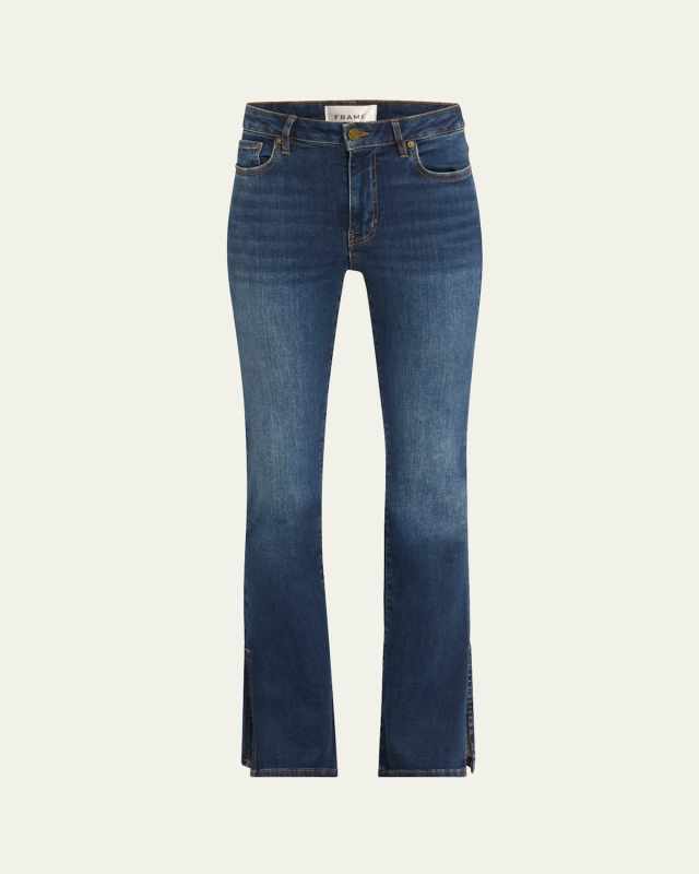 Le Mini Boot Outseam Slit Jeans