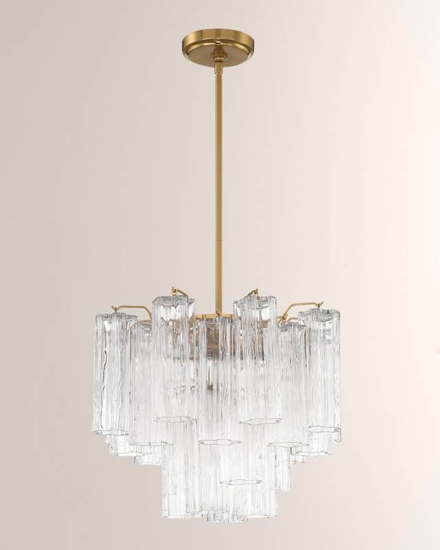 Addis 4-Light Aged Brass Chandelier