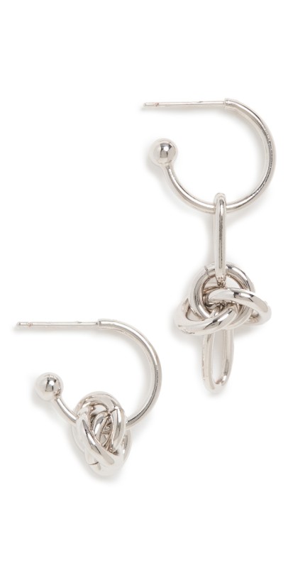 Justine Clenquet Daria Earrings Palladium