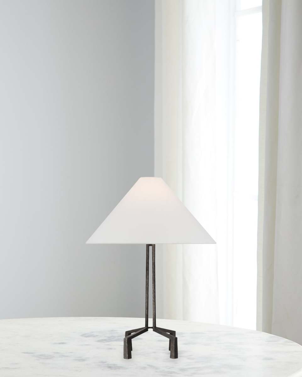 Clifford Table Lamp With Linen Shade by Marie Flanigan
