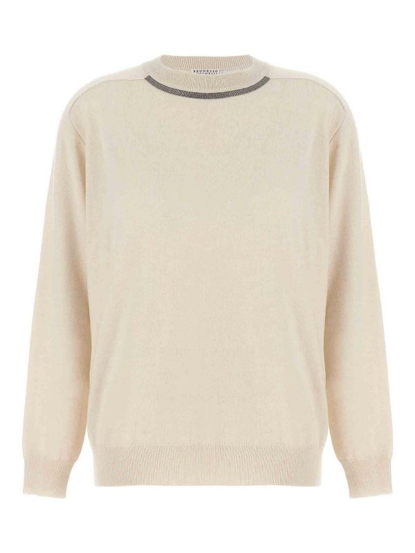 Brunello Cucinelli Pull Col Rond - Monile