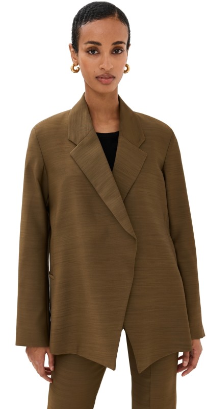 Bite Studios Polus Wool & Silk Jacket Moss