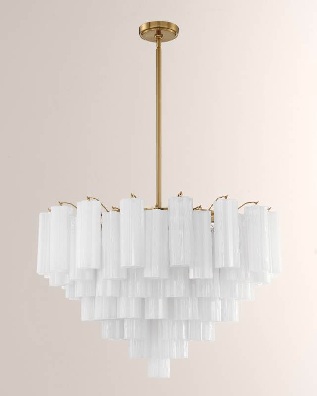 Addis 16-Light Aged Brass Chandelier