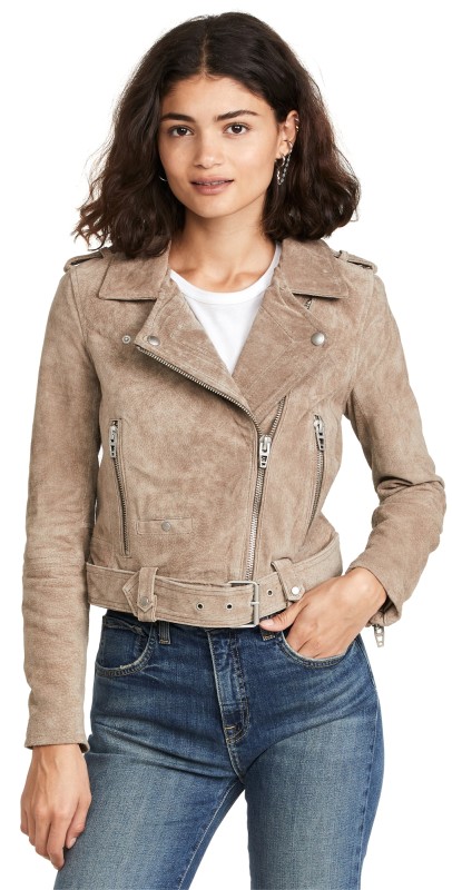 BLANKNYC Suede Jacket Sand Stoner