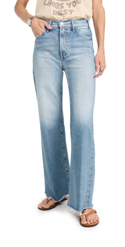 MOTHER Petite Lil Hustler Roller Fray Jeans I Confess
