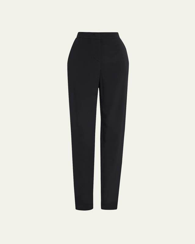 Cady Straight-Leg Trousers