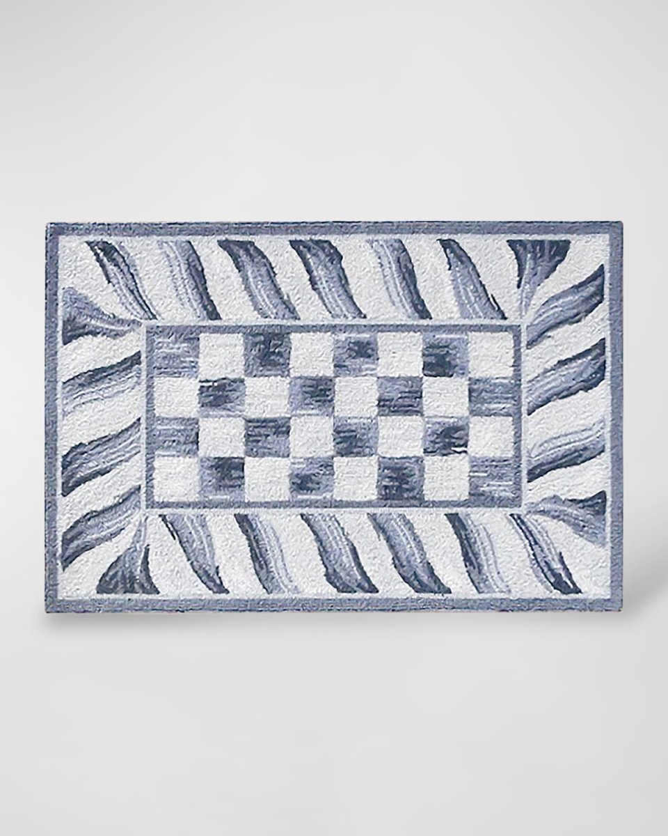 Sterling Check Rug, 2' x 3'