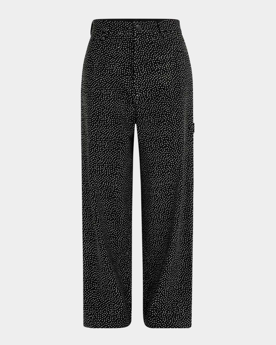 Glam Crystal Oversized Jeans