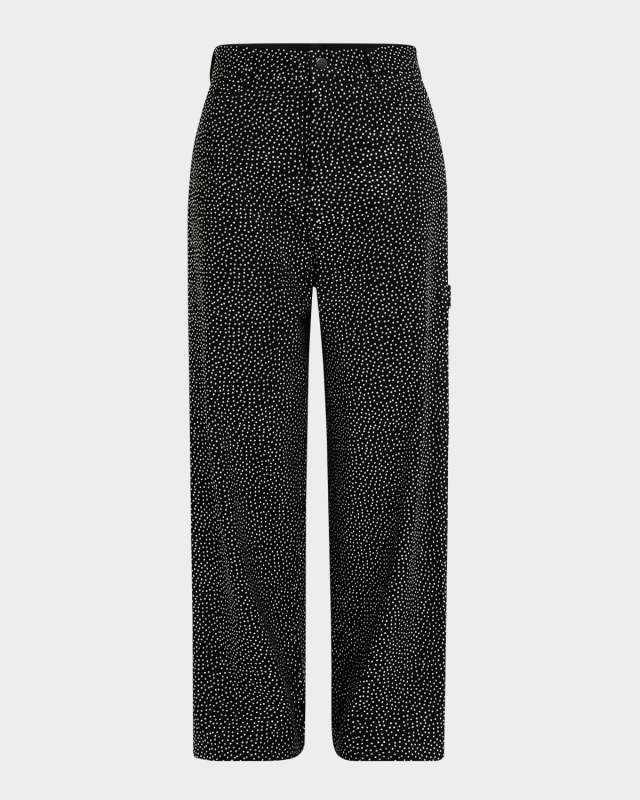 Glam Crystal Oversized Jeans