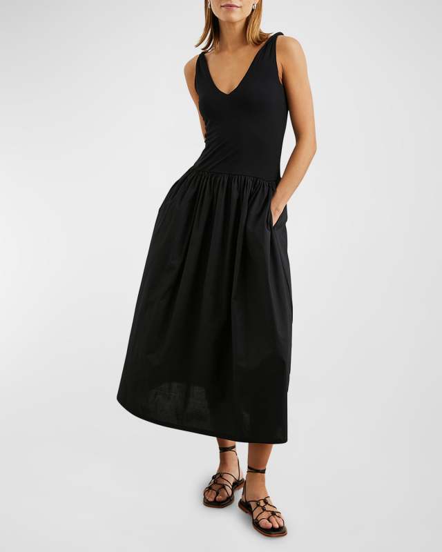Franca Drop-Waist Midi Dress