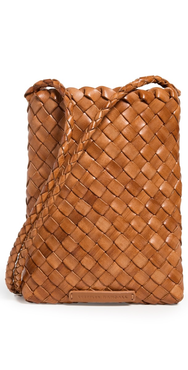 Loeffler Randall Grace Mini Woven Crossbody Timber
