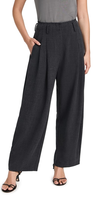 Pixie Market Martin Slouchy Pants Brown